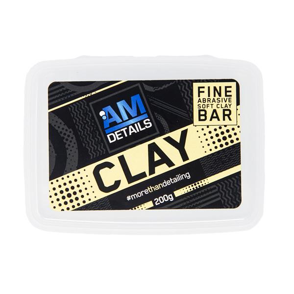 AM Clay - Fine Abrasive Soft Clay Bar - 200g AMDetails 
