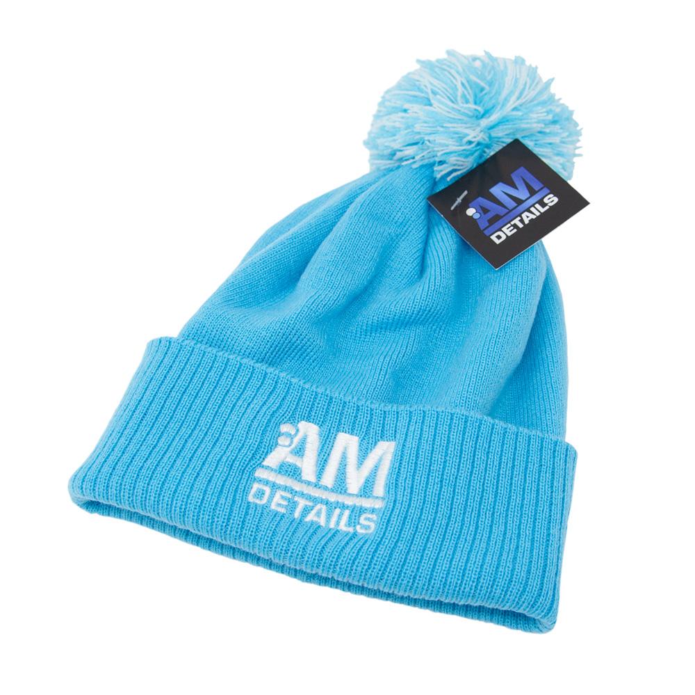 Bobble Hat - Bright Blue AMDetails Leisure 